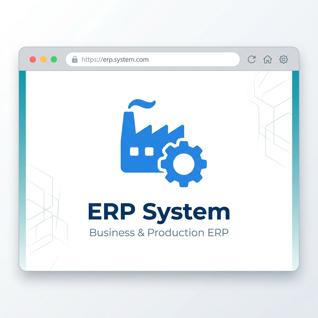 Enterprise resource planning ERP system